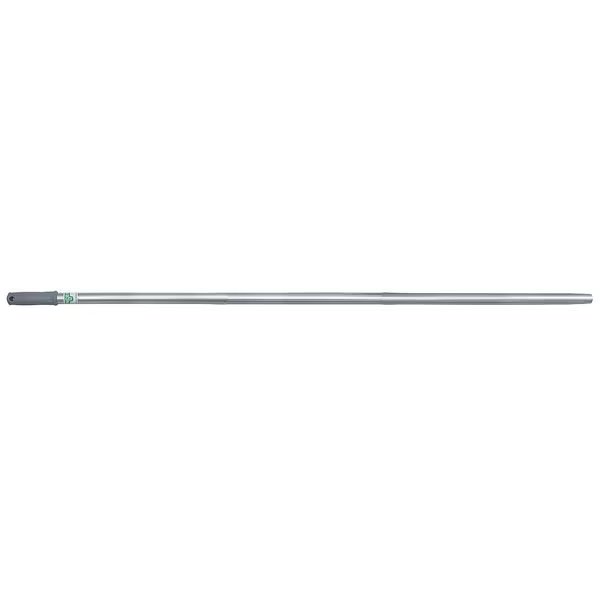 56 in Tapered Floor Squeegee Handle Extension Pole, 1 in Dia, Green/Silver, Aluminum, Unger, Mfr#: AL14G