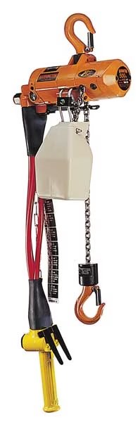 Air Chain Hoist, 500 lb. Cap., 10 ft. Lift, Harrington, Mfr#: AH500P-10