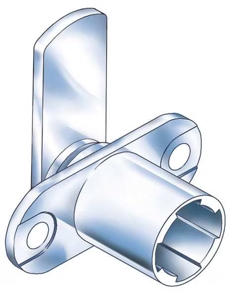 Interchangeable Core Keyed Cam Lock, Master Keyed, SFIC Key, For Material Thickness 3/4 in, Compx Timberline, Mfr#: C169CB