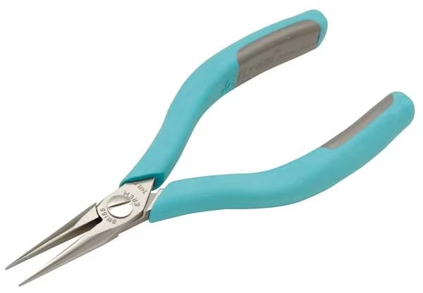 5 3/4 in Needle Nose Plier Ergonomic Handle, Erem, Mfr#: 2411PD