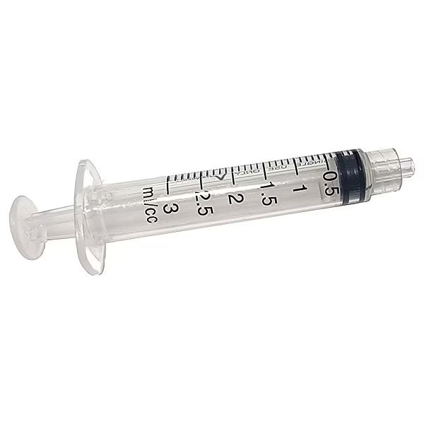 Dispensing Syringe, 3 mL, Manual, Luer Lock, High Density Polypropylene, Translucent, 10 Pack, EnjoyTool Select, Mfr#: 5FVD8