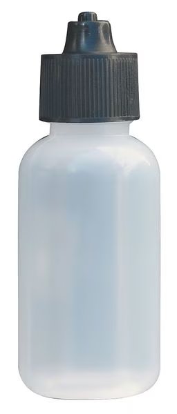 Bottle, - Length, Low Density Polyethylene 5 PK Translucent Body/Black Cap, EnjoyTool Select, Mfr#: 5FVF1