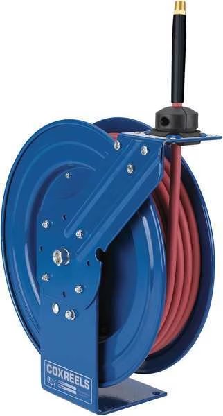 Spring Return Hose Reel, 3/8 in Hose Dia., 50 ft Length, 300 psi, Coxreels, Mfr#: P-LP-350-RH-BXB
