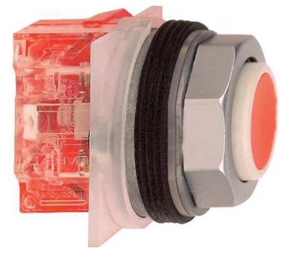 Non-Illuminated Push Button, 30 mm, 1NC, Red, Schneider Electric, Mfr#: 9001KR3RH6