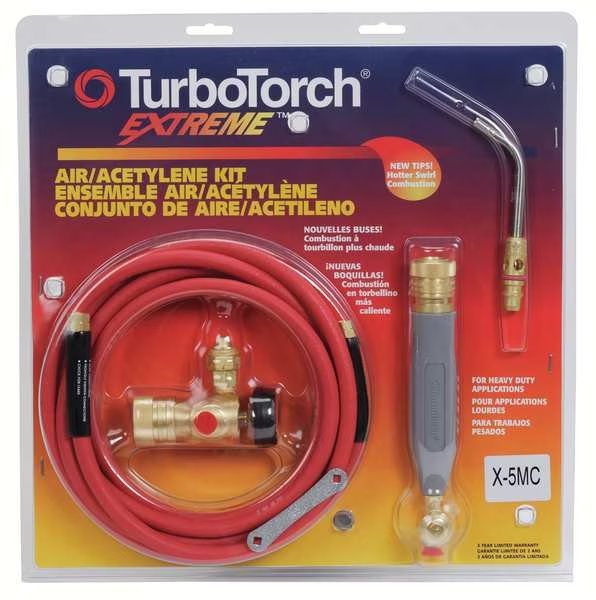 Torch Kit, X-5MC Series, Acetylene, Turbotorch, Mfr#: 0386-0384