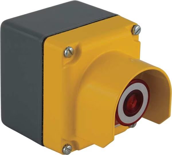 Push Buttn Cntrol Station, 1NC, Mshrm Head, Schneider Electric, Mfr#: 9001KYG1Y1