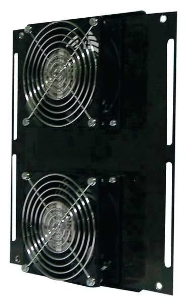 Equipment Rack Air-Distribution Fan, Square, 115V AC, 1 Phase, Rittal, Mfr#: 9969937