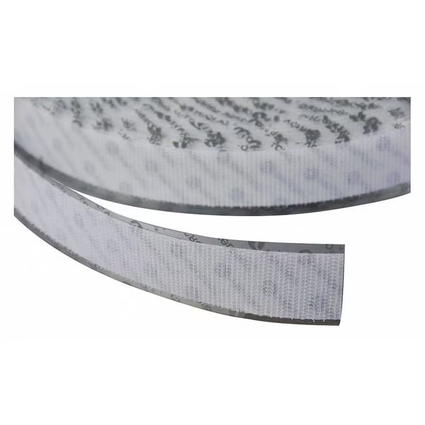 Reclosable Fastener, Acrylic Adhesive, 75 ft, 5/8 in Wd, White, Velcro Brand, Mfr#: 190873