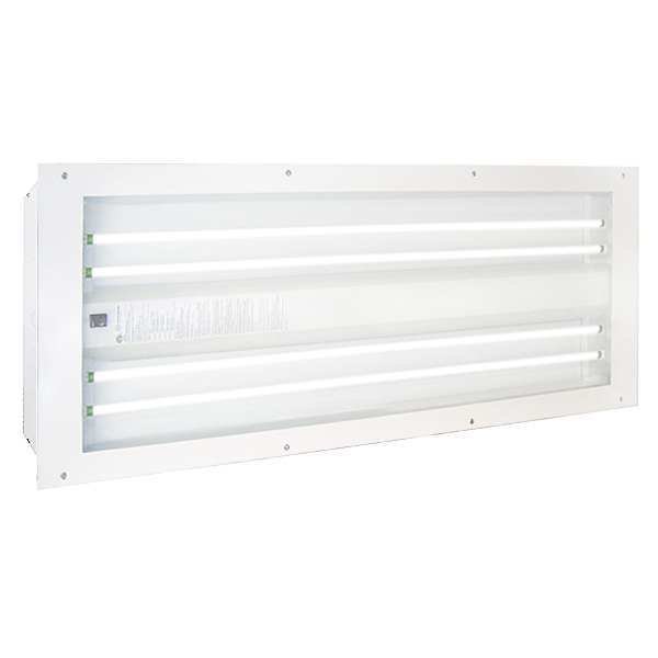 T5 Spray Booth Light Fixture, 4 Tube, Global Finishing Solutions, Mfr#: LABW-I4T5-D12