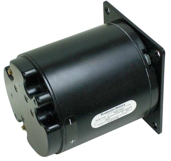 DC Motor, PM, TENV, 1/6 HP, 700 rpm, 12VDC, Prestolite Motors, Mfr#: MZD-4001
