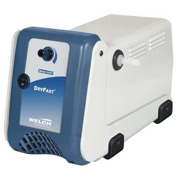 Vacuum Pump, 1/5 HP, 29.85 In. Hg, 1.2 cfm, Welch, Mfr#: 2042B-01