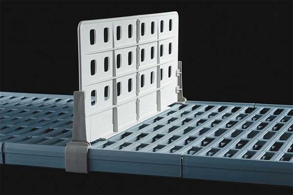 Shelf Divider, 8 H x 1 in. W, PK6, Metro, Mfr#: MUD18-8