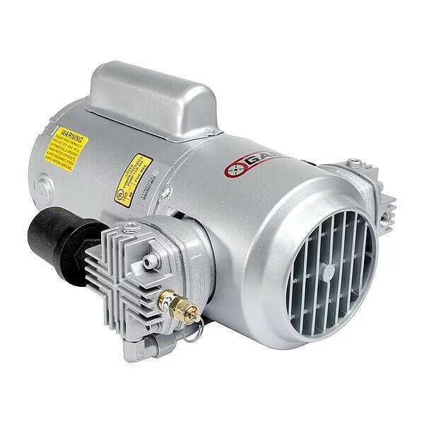 Piston Air Compressor, 1/3HP, 12VDCV, Gast, Mfr#: 3HBB-251-M322A