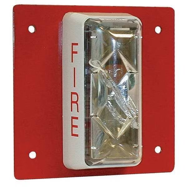 Strobe, Steel, Red, Edwards Signaling, Mfr#: CS405-7A-T