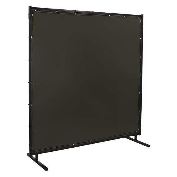 Welding Screen, 8 ft W, 6 ft, Charcoal Gray, Steiner, Mfr#: 532HD-6X8