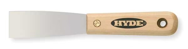 Putty Knife, Flexible, 1-1/4", Carbon Steel, Hyde, Mfr#: 07010