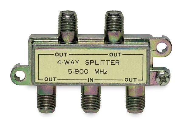 Cable Splitter, 4 Way, Power First, Mfr#: 5LR27