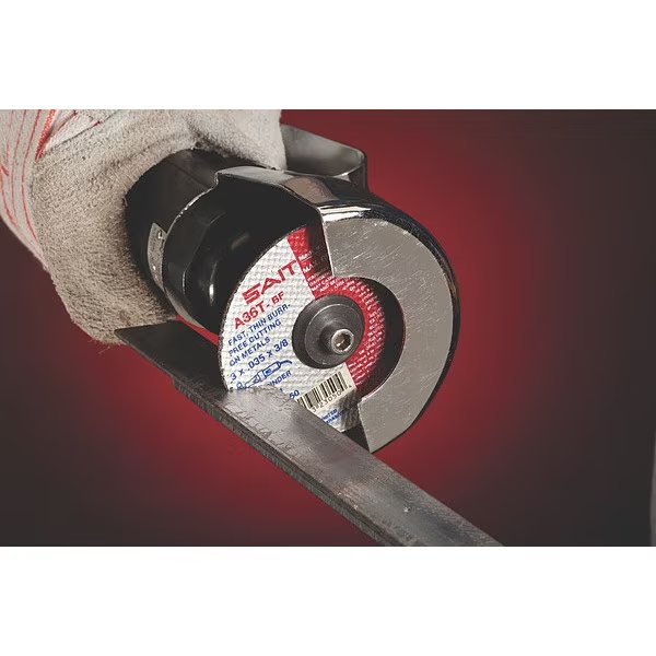 SAIT 23071 A36T Fast Cutting Thin High Speed Cut-Off Wheels 4" x .035" x 1/4", 1-Pack, United Abrasives/Sait, Mfr#: 23071