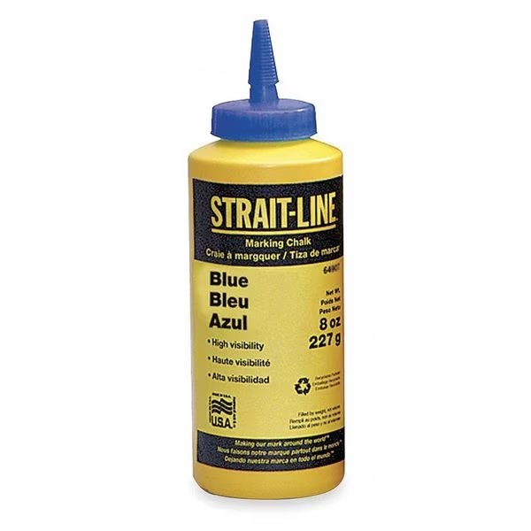 Marking Chalk Refill, Temporary, Blue, 8 Oz, Irwin, Mfr#: 64901