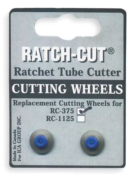 Pack of 2 replacement cutter wheels for RC375, Ratch Cut, Mfr#: RC375-7C