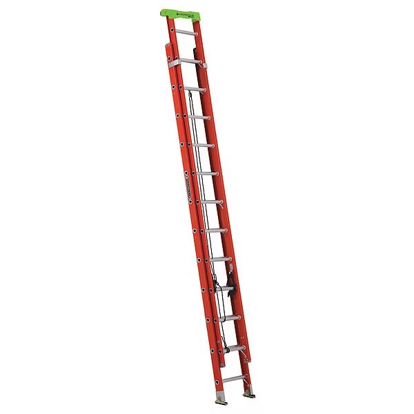 24 ft Fiberglass Extension Ladder, 300 lb Load Capacity, Louisville, Mfr#: L-3022-24PT