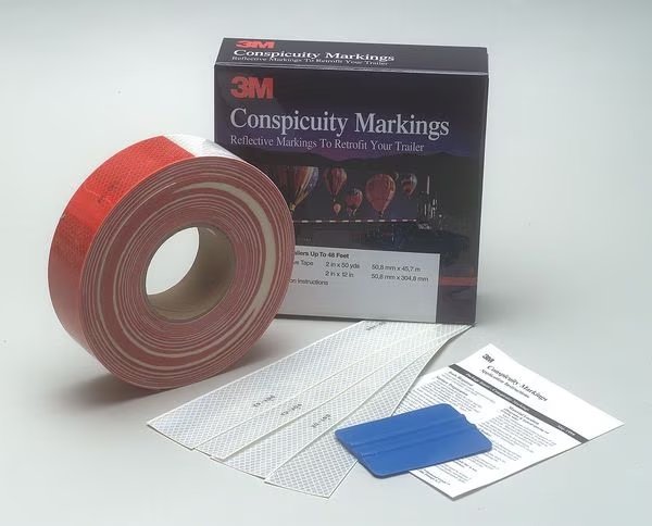Conspicuity Tape Kit, Red/White, 150Ft, 3M, Mfr#: 051131-06399