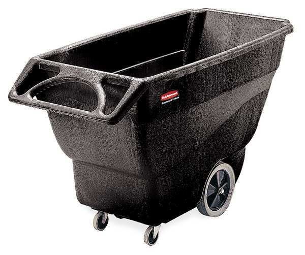 3/4 cu. yd. 600 lb. Tilt Truck, Rubbermaid Commercial, Mfr#: FG101100BLA