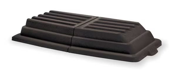 Tilt Truck Lid, Black, Fits 20-1/4 cu. ft., Rubbermaid Commercial, Mfr#: FG102800BLA