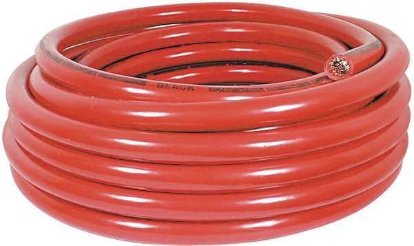 Battery Cable, 1/0 AWG, Solid, 60V, PVC, Blk, Quickcable, Mfr#: 200206-396-025