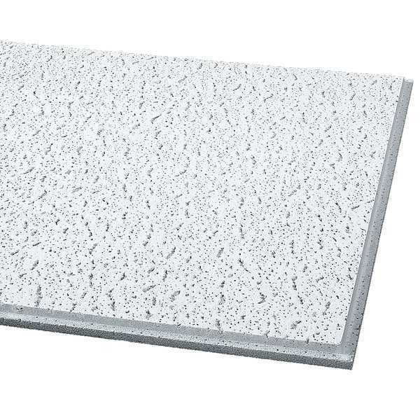Fissured Ceiling Tile, 24 in W x 24 in L, Angled Tegular, 15/16 in Grid Size, 16 PK, Armstrong World Industries, Mfr#: 705A