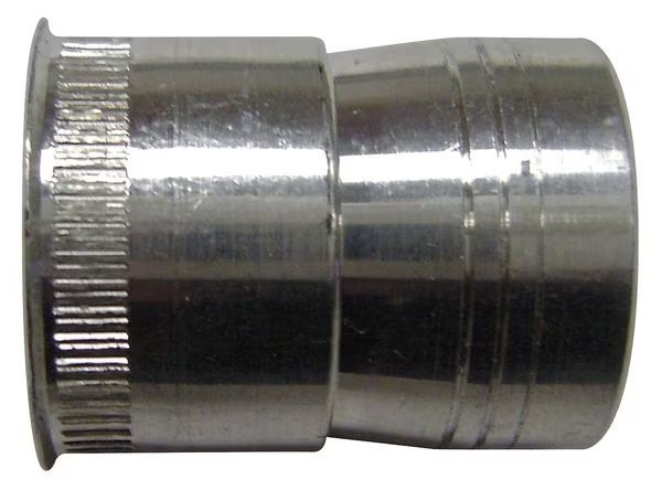 Nut Insert, #10-24 Thrd Sz, 11/32 in L, Round, Steel, Zinc Plated, 100 PK, EnjoyTool Select, Mfr#: U64060.019.0001