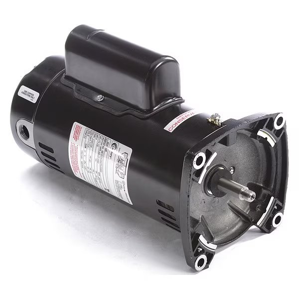 Pool Pump Motor, Permanent Split Capacitor, 1, 1/6 HP, 48Y Frame, 3,450/1,725 Nameplate RPM, Century, Mfr#: SQS1102R