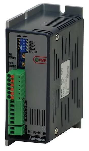 Stepping Motor Driver, 2-Ph, 24-35VDC, 2.0A, Autonics, Mfr#: MD2U-MD20