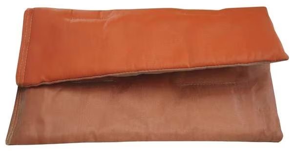 Welding Pad, 24 in. W, 24 in., 1 in., Red, Hi Temp, Mfr#: R51-24X24X1-PS