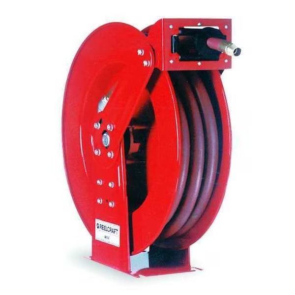 Spring Return Hose Reel, 1/2 in Hose Dia., 100 ft Length, 300 psi, Reelcraft, Mfr#: 82100 OLP