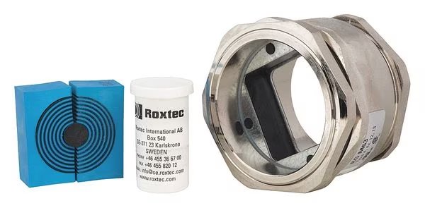 Cable Gland, 0.37 to 1.28 in. dia, Roxtec Gland, Mfr#: RG M63/1