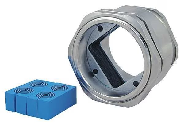 Cable Gland, 0.13 to 0.65 in. dia., Roxtec Gland, Mfr#: RG M63/4
