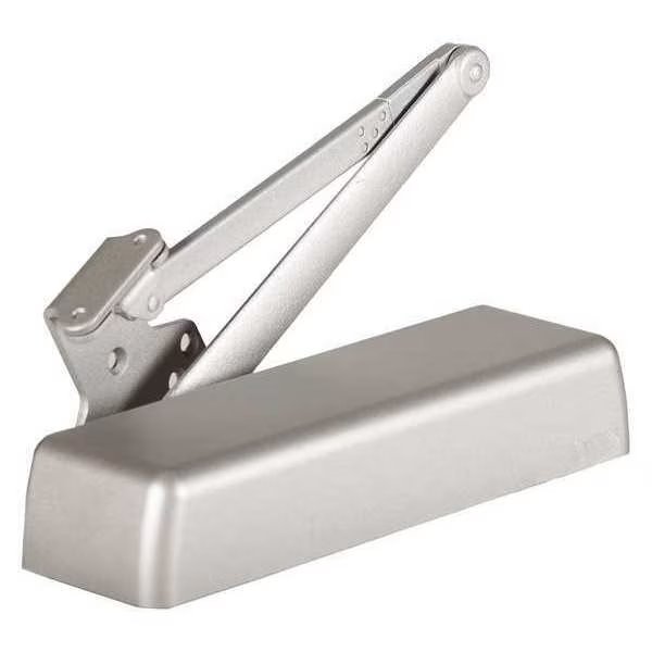 Manual Hydraulic Stanley QDC 100 Door Closer Extra Heavy Duty Interior and Exterior, Silver, Dormakaba, Mfr#: QDC111R689