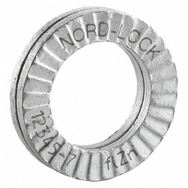 Wedge Lock Washer, For Screw Size 2-1/2 in Steel, Advanced Corrosion Resistance Finish, Nord-Lock, Mfr#: 2887