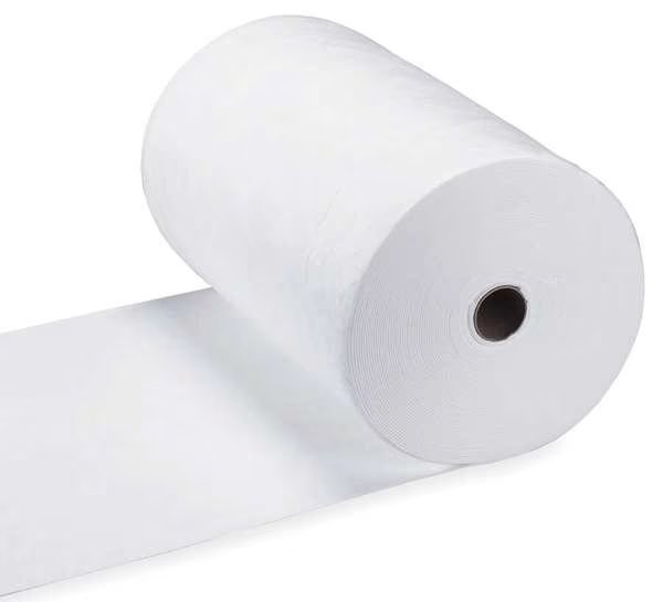 Sorbents, 44 gal, 30 in x 150 ft, Oil, White, Polypropylene, Oil-Dri, Mfr#: L90780