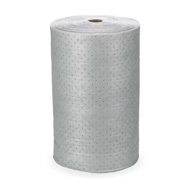 Sorbents, 28 gal, 15 in x 150 ft, Universal, Gray, Polypropylene, Oil-Dri, Mfr#: L90900