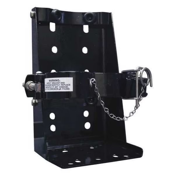 Fire Extinguisher Bracket, Marine/Vehicle Bracket, Steel, For Tank Weight 5 lb, Kidde, Mfr#: VB-1