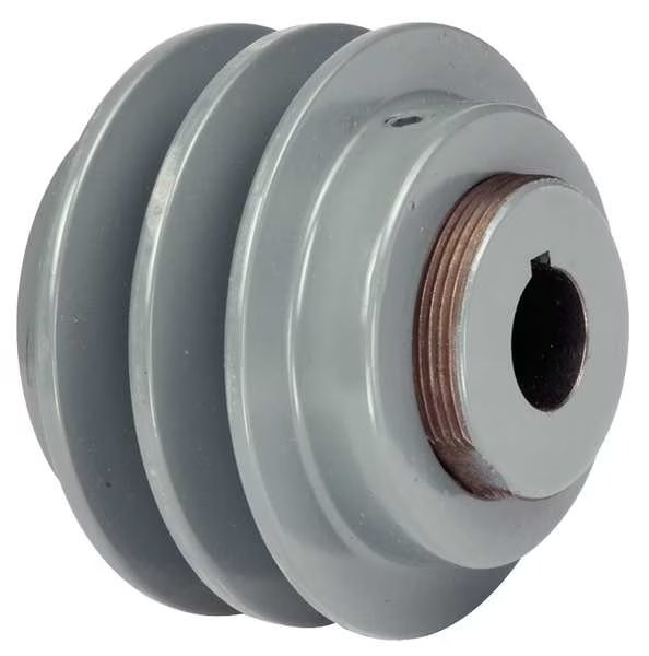 5/8" Fixed Bore 2 Groove Variable Pitch Pulley 3.35" OD, Tb Woods, Mfr#: 2VP3658