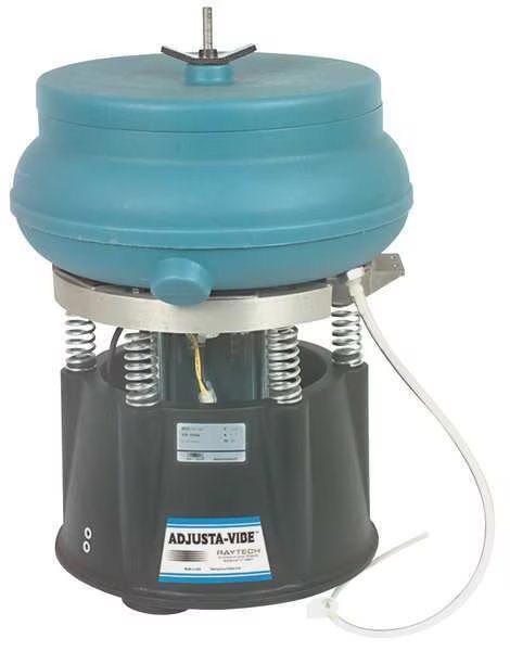 Vibratory Tumbler, Drain, 115V, 0.35 Cu.Ft., Raytech, Mfr#: 23-026