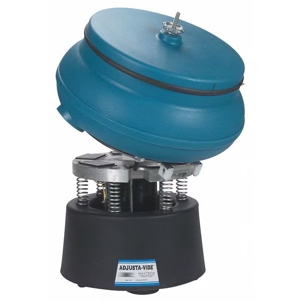 Vibratory Tumbler, Drain, Tilt Plate, 115V, Raytech, Mfr#: 23-042