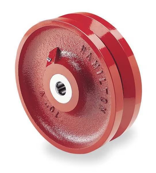 Caster Wheel, Cast Iron, 10 in., 3000 lb., EnjoyTool Select, Mfr#: W-10-V-1