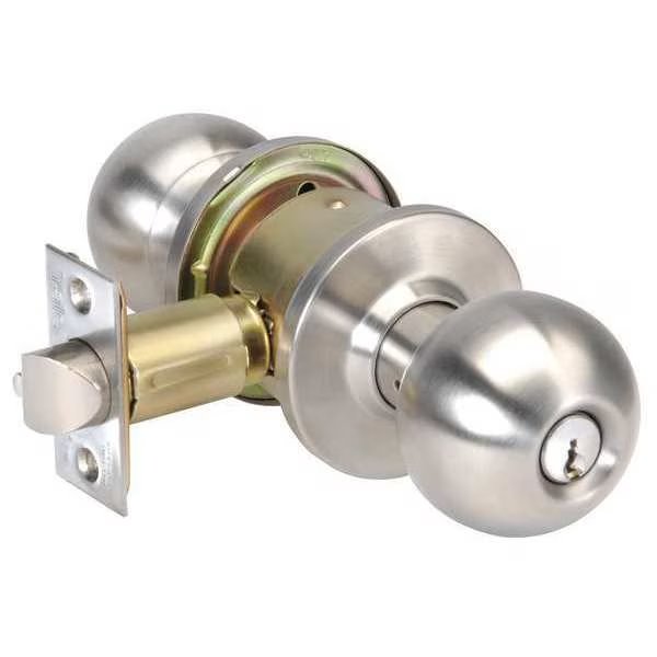 Knob Lockset, Mechanical, Storeroom, Grd. 2, Yale, Mfr#: CA4605 x 630
