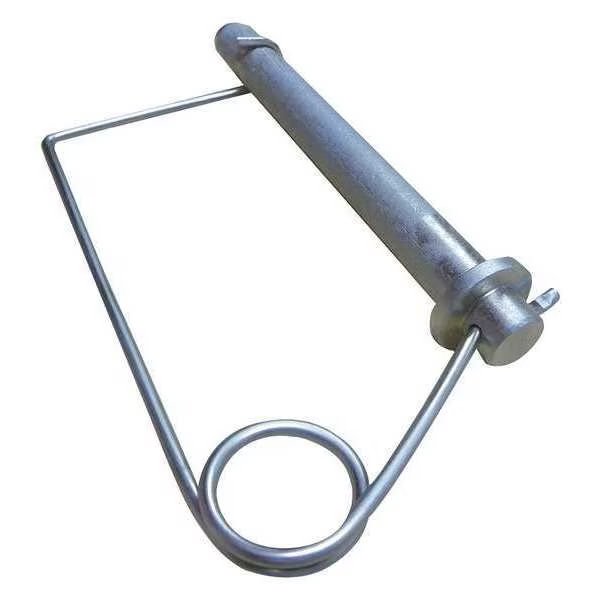 Safety Pin, Steel, Not Graded, Zinc Plated, 5/8 in Pin Dia, 4 in Usbl L, 5 3/4 in L, EnjoyTool Select, Mfr#: U39681.062.0400