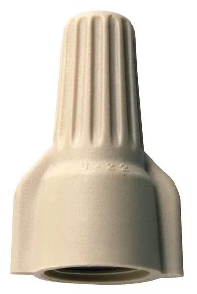 Twist On Wire Connector, 22-10 AWG, PK100, Buchanan, Mfr#: WT41-1