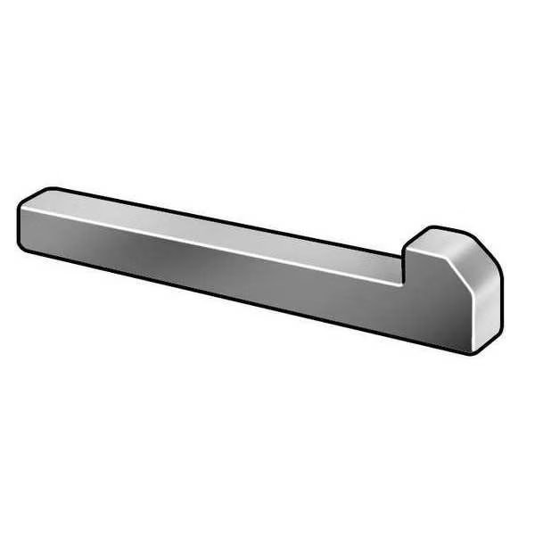 Tapered Gib Head Machine Key, Tapered Gib End, Steel, Plain, 2 in L, 3/8 in Sq, EnjoyTool Select, Mfr#: WWG-0375-2000GB